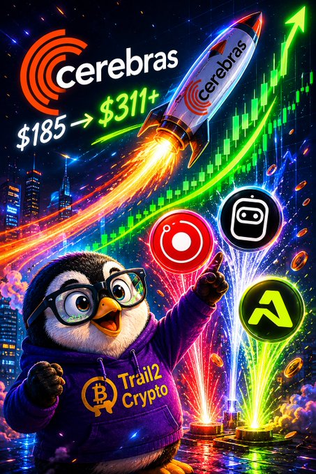 ersa's Cebras logo is displayed on a poster for "Trail2Crypto" with a penguin, rocket, and city skyline backdrop.