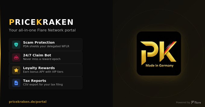 The image is an advertisement for a premium pricing website, PriceKraken. The focus of this ad is on claiming rewards from the pricekraken.de portal. The advertisement highlights that your staking rewards are now claimable, which means you can directly get the reward amount with just a click. This new feature makes it even more convenient for users to claim their rewards and access them immediately.