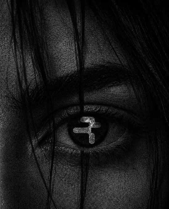 The image features an eye with long eyelashes, set against a dark background. The caption of the image reads "all I can see is... gRialo @RialoHQ", which seems to be a reference to the artist's name or possibly a connection between the eye and the post. The focus on the eye and its details in relation to the post creates an interesting juxtaposition, as it highlights the eye while also drawing attention to the accompanying text.