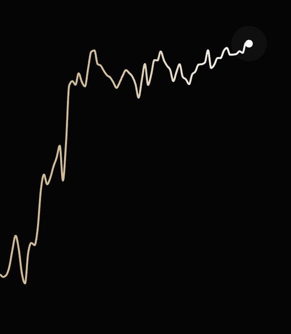 This image displays a line graph with an upward trend, suggesting that despite the "bear-market-black-swan," the market has recovered and is moving higher.
