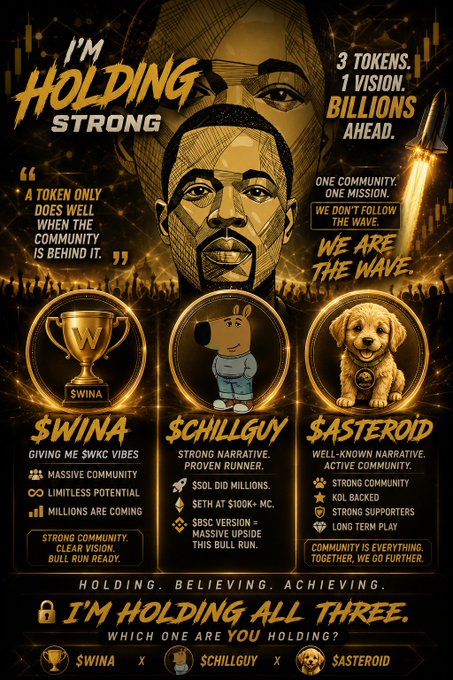 The image features a poster with three cartoon characters representing different individuals named Swina, Sastridid, and Sastrid. The poster also includes text that reads "I'm holding all three" and "which one are you holding?" This suggests that there is an ongoing discussion or event related to the poster's content.