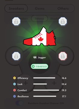 The image displays a screenshot of an app called "Stepn" with a green glow, indicating that the user has made progress or achieved something within the app. This scene likely showcases users' activities such as playing games, making purchases, or leveling up in a video game, among other things that have been successfully completed. The post encourages gamers to share their achievements and experience on social media by adding tags to their photos, which are then displayed on Stepn's user interface for others to see.