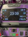 A close-up photo of a digital dashcam or device display showing the time '23:39' along with numbers 500, 21, 262, and 1761.6.