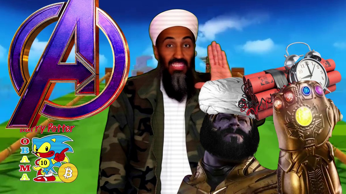 The image features a cartoon man wearing a camouflage jacket holding up his hand as if he's waving or making a peace sign. The background shows a city skyline, suggesting that this scene takes place in an urban setting. There are also two other people present in the image - one person with a gun and another person with a clock. The caption reads "i think it' s great that ticker guys are still out here posting fresh memes and reply guying each other, waiting for the ultimate comeback run with this kind of energy they will actually probably get it."