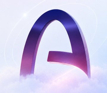 The image features an abstract representation of the word "A" in purple and blue colors, which appears to be floating or hovering above a cloud-like formation. The surrounding elements suggest a connection between the digital world and financial systems, as indicated by the post's title.