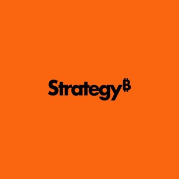 The image shows an orange background with black text that reads "Strategy" followed by "B" and then "B" again, which is a misspelling of "B". The text also contains the word "Strategy" at the bottom. Below this, there's a caption in white text that says "LIVE NEWS: Strategy’s $STRC fell to a record low of  $85.32 as Bitcoin dropped below  $63,000." This suggests that the strategy is losing value and the price of Bitcoin has dropped significantly.