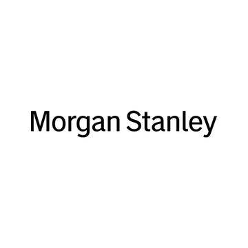 The 'Morgan Stanley' company logo in black text on a white background.