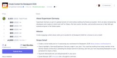 A blurry, illegible screenshot of a mobile app store listing or search results.