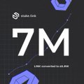 A dark promotional graphic displaying "7M" as a milestone, with "Studocu" branding at the top and the text "5.0M converted to "7M"" visible at the bottom.