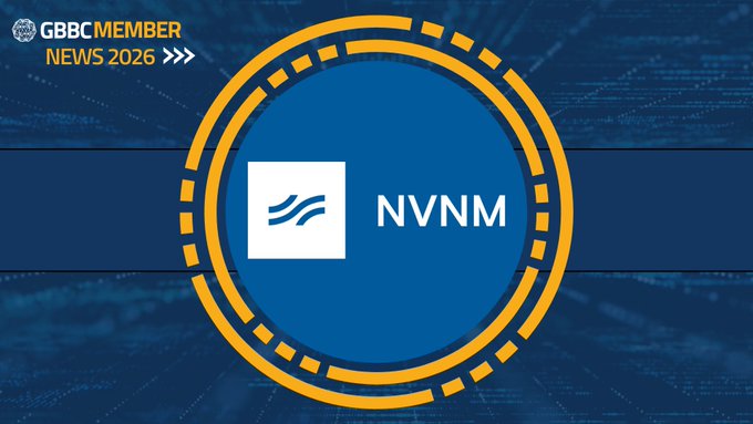 A news graphic labeled "GBBC MEMBER NEWS 2026" featuring a blue and orange circular design with the "NVNM" logo in the center.