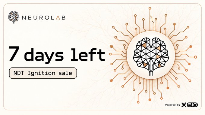 A promotional banner for Neurolab featuring '7 days left NDT Ignition sale' alongside a geometric brain circuit graphic.