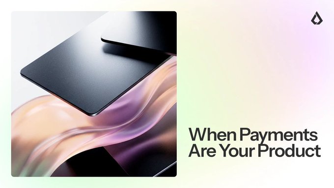 The image shows an advertisement for a payment processing service that emphasizes the importance of making payments after the product has been built. The text "When Payments Are Your Product" suggests that this company focuses on facilitating transactions rather than generating revenue from them. This approach is particularly relevant in the context of crypto-native businesses, where the focus is on building and distributing products or services without relying on traditional payment systems.