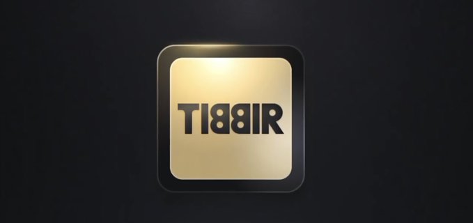 The image features a square logo with the word "TIBBIR" written inside of a gold circle, surrounded by black text. The background of the image is black, which contrasts with the white text and gold circle. Below the logo, there's some text that reads "$Morpho is strong and it' s backed by $TIBBIR Capital". This text emphasizes the importance of the TIBBIR company in the market.