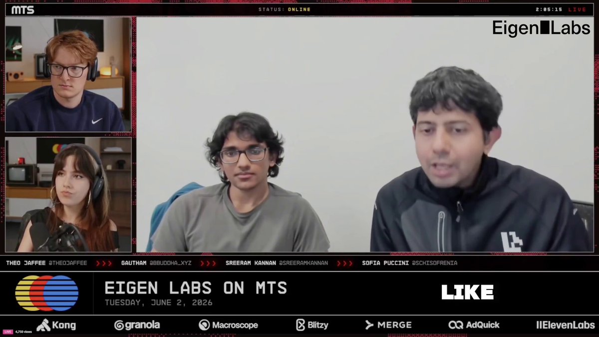 The image shows a group of four people sitting behind a computer screen, with three of them looking at the camera while one person looks away from the camera. The background appears to be a computer monitor displaying information about a new app called Google published the proof not the circuit So we built ecdsa.fail and open research has already surpassed their unpublished benchmark.
