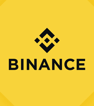 The image displays the Binance logo, featuring a black geometric diamond design above the word "BINANCE" in bold black text, set against a bright yellow background. The logo relates directly to the news, representing the cryptocurrency exchange Binance mentioned as discontinuing its Bitcoin and crypto mining pool services.
