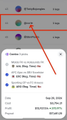 A mobile screenshot showing a leaderboard interface with 'Free' tier rankings, with a red arrow pointing toward the top entry.