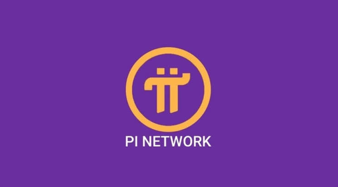 The image displays the Pi Network logo—a yellow circle containing the Greek letter "π"—alongside the text "PI NETWORK" against a purple background. It serves as the official branding accompanying the announcement of Pi Network's KYC and Mainnet migration system updates.