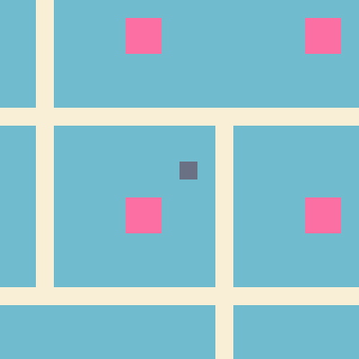 The image features a blue background with white squares, each containing a small pink square. The squares are arranged in a grid pattern, creating an interesting visual effect. There are also some text elements present within the image that provide additional information about the items being sold on Mystic Plot.