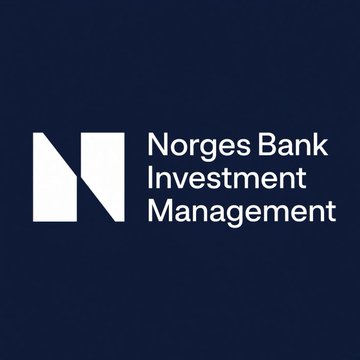 The image displays the logo of **Norges Bank Investment Management** (NBIM), the entity that manages Norway's sovereign wealth fund. The accompanying post references this fund's indirect bitcoin exposure, contextualizing the logo as the organizational source behind the reported holdings of 11,549 BTC and its new $88 million stake in Strategy.