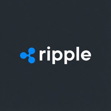 The image displays the Ripple logo featuring its signature blue three-pronged icon alongside the "ripple" wordmark in white on a dark background. It visually represents the company's official branding used in announcements, such as Ripple's full MiCA approval to offer crypto services across Europe.