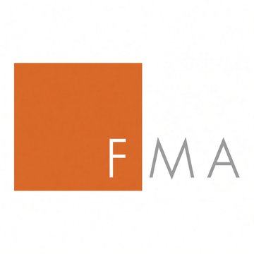 The FMA logo featuring an orange square with the white letter 'F' and gray letters 'MA' beside it on a white background.