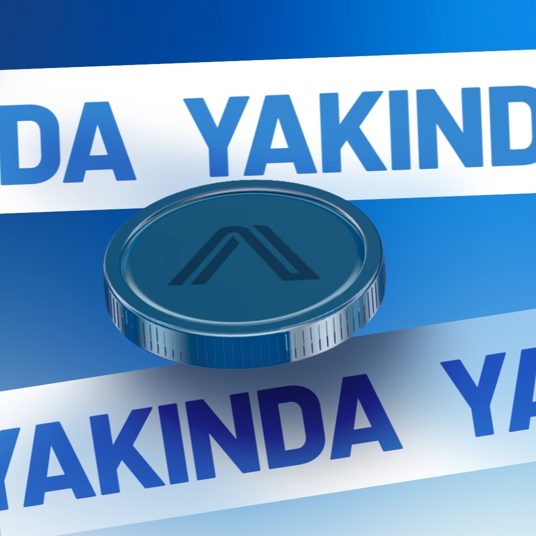 A blue and white promotional graphic featuring a stylized crypto coin with an "A" logo, overlaid on banners repeating the text "DA YAKIND" and "YAKINDA YA" (Turkish for "Coming Soon"). The image visually reinforces the announcement that Arcium (ARX) will soon be listed on BtcTurk | Crypto.