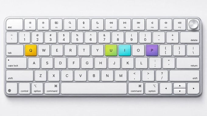 The image features a white keyboard with colorful keys, including letters of the alphabet and numbers. The keys are arranged in a way that they can be used as part of a messaging system or a social network platform called @quipnetwork. This platform allows users to create and send messages using these colorful keys, which can then be shared among other users for communication purposes. The post highlights how @quipnetwork is not built around a single solution but rather two complementary systems addressing different challenges in the world of messaging and social networking.