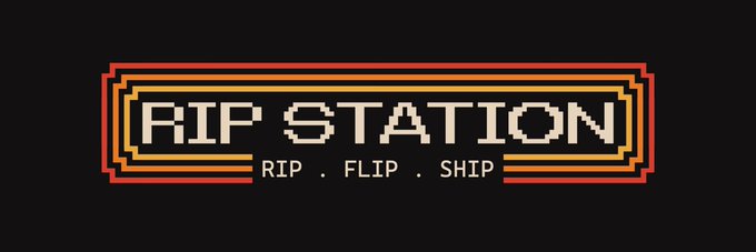 The main image features a graphic that reads "Rip Station" and there are three additional lines of text below, which describe the gameplay experience as being real and unverifiable due to its location on Twitter. Furthermore, the game is considered the best hit rate among all Pokémon games in the network.