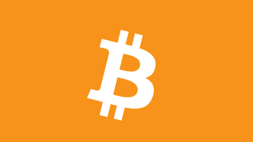 The image features a close-up of an illustration of the Bitcoin logo against an orange background. The Bitcoin logo itself is composed of the word "B" written in white letters. Surrounding this logo are various unrelated symbols, including logos for Microsoft, NVIDIA, Pokemon, and Palantir, rendered in shades of gray. These symbols are placed randomly around the Bitcoin logo without any connection to its purpose or meaning. In the post accompanying the image, the Bitcoin logo is mentioned as being related to certain cryptocurrency transactions taking place two years ago on the S&P500 Index, followed by a projection of future Bitcoin prices. The rest of the content focuses on the Bitcoin logo and includes several unrelated symbols scattered throughout the image.