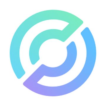 The image shows the Circle logo, featuring a stylized "C" design with mint green and blue-purple gradient rings. The logo represents Circle, the issuer of USDC, whose branding accompanies the announcement of USDC and CCTP launching natively on OKX's X Layer blockchain.