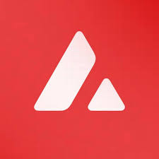 The Avalanche (AVAX) cryptocurrency logo, featuring a stylized white 'A' on a red background.