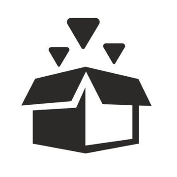 A black icon of an open cardboard box with three downward-pointing arrows above it, symbolizing a giveaway or reward drop. The image relates to the post as it visually represents the idea of receiving something free, tying into the promotion where the company is offering $20 rewards to random commenters.