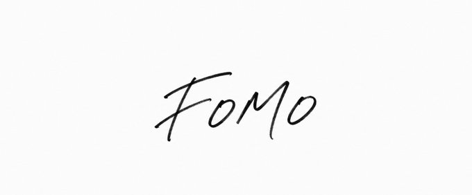 The image shows the handwritten-style word "FOMO" in black cursive script on a white background, representing the handle or logo of @fomo, a Chinese crypto KOL whose post shares detailed revenue statistics showing $35.53M in 30-day fees (with RH chain at 49% and Solana at 33%) and $31.94M in protocol revenue, averaging ~$1.06M daily.