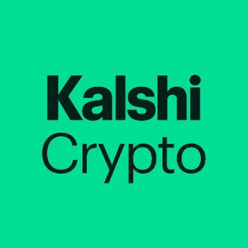 The image shows the "Kalshi Crypto" logo in black text on a bright green background. It visually relates to the post by representing the prediction market platform Kalshi, where odds on the CLARITY Act's passage in September have reportedly surged to nearly 90%.