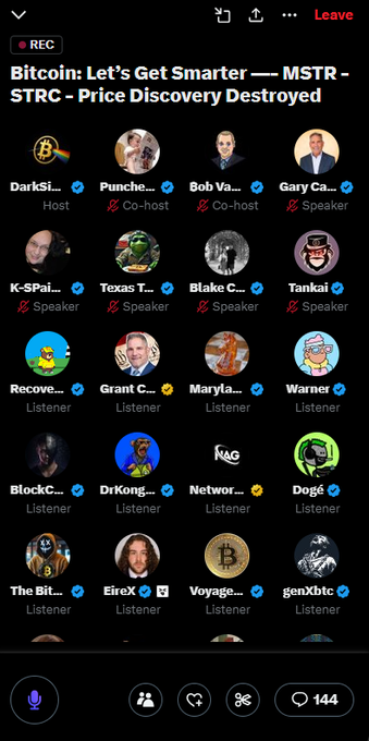The image shows a phone screen with a list of people's names displayed, along with their social media handles or usernames. The main focus appears to be on Twitter, as there are multiple tweets visible. The text "x.com/i/spaces/1Oxwb" is also present in the image. This suggests that the post might be related to a discussion or conversation about a specific person or group of people who have been listed on Twitter.