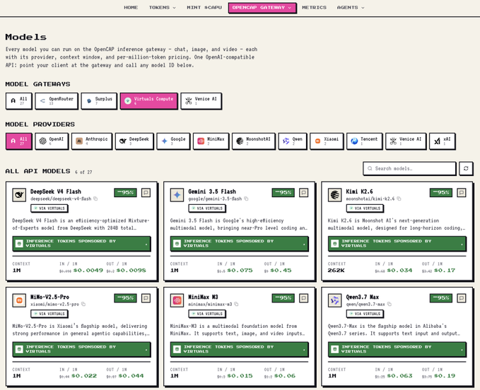 The image shows a large spreadsheet with text detailing various OpenCL inference models available for use. The models include QClib3, QNX, and many others, each offering different capabilities and features. As an AI enthusiast or developer looking for a powerful inference engine, you can explore these options to find the best fit for your needs. 

The post emphasizes that when using OpenCL models provided by @virtuals_io Compute, there is a 95% off discount on inference credits from the Virtuals team. By choosing one of these models, users will save money and benefit from the expertise of their fellow AI lovers.