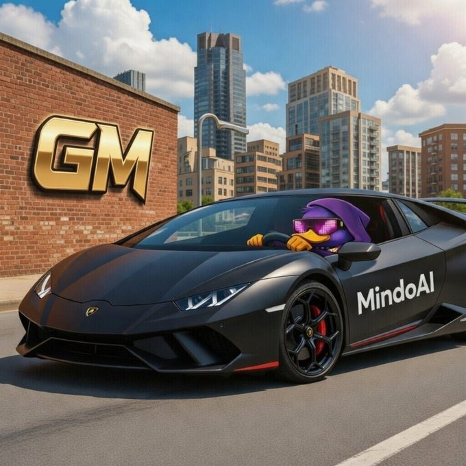 The image features a black sports car with a purple hoodie-wearing driver, driving down a street next to a brick building. The text "Gm CT Fam @timesoulcom" is displayed above the car, indicating that this is part of an online game called "Gm CT Fam". The post also mentions that players can rank and earn in the game, as well as connect with others for mindfulness and gaming purposes.