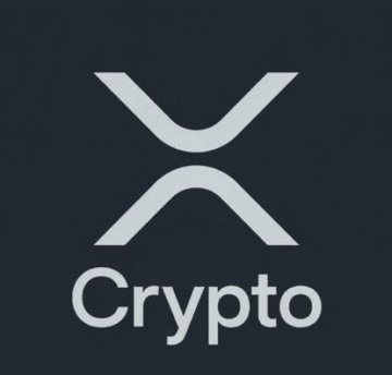 The image features a logo for Crypto, which is a cryptocurrency exchange platform. The logo consists of an "X" symbol surrounded by a line of text that reads "Crypto", indicating the name of the cryptocurrency exchange. The background color of the image is black, and there are no other objects or texts present in the image.