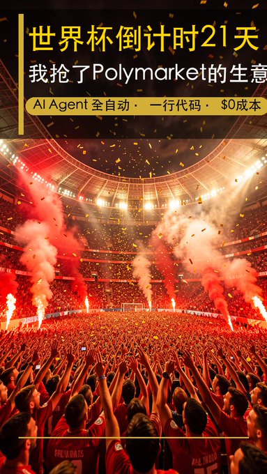 The image features a large crowd of people at an event, with smoke coming out from behind them. The crowd appears to be cheering or celebrating something, possibly related to Polymarket. The text "Polymarket" can be seen in multiple places within the image, indicating that it is likely a significant event for this company.