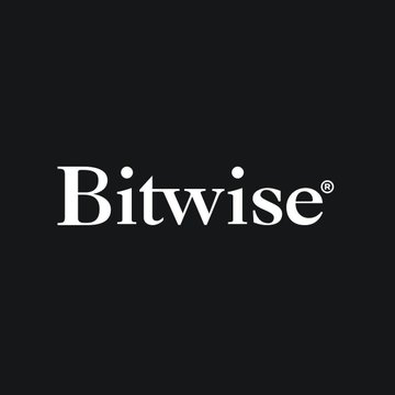 The image features a black background with white text that reads "BITWISE". The text is capitalized, making it stand out against the dark backdrop. Below this title, there's an additional line of text that says "Crypto is becoming a contrarian bet as AI stocks dominate." This statement seems to be related to the content of the image and could be a part of a larger conversation or article about the crypto market and its potential for growth in contrast to traditional industries.