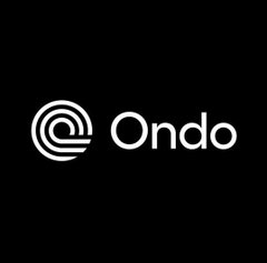 The image shows the white "Ondo" logo on a black background, representing Ondo Finance, a blockchain-based platform focused on tokenized securities. This ties to the post highlighting the SEC's "Innovation Exemption," a regulatory development directly relevant to Ondo Finance and its Oasis Pro marketplace for compliant digital asset trading.
