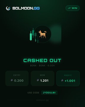 The image shows a website called "SolomonGc" with a green background, featuring a gold dog icon at the top of the page. The website appears to be related to cryptocurrency or online gambling, as indicated by the text on the screen that reads "Cashed Out", "Win", and "Win".