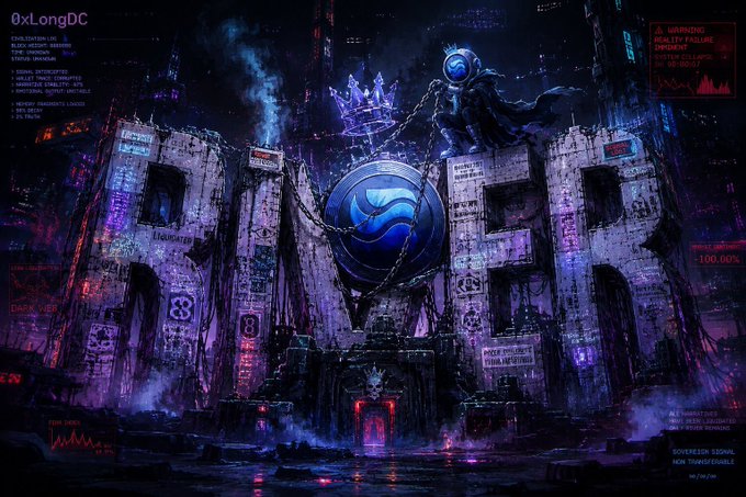The image shows a large, dark purple castle-like structure made of blocks or letters that spell out "River". The text also includes the words "Rewards look good, but protecting capital matters more" and "@RiverdotInc", which are related to the concept of investing in cryptocurrency. The post suggests that one should focus on what is in the image and how it connects with the content of the post. It emphasizes the importance of protecting capital while participating in cryptocurrency projects or rewards.