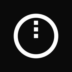A black icon featuring a white circle with three vertical dots (resembling an ellipsis or "more options" symbol) inside. This minimalist graphic relates to the post's claim about Midnight's potential to surpass Zcash, visually suggesting that "more" or further upside information/details are available regarding Midnight's value proposition.