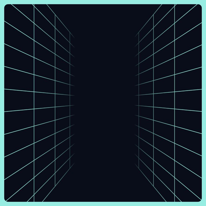 The image features an abstract, black-and-green design with lines that appear to be coming out of both sides of the frame. The background is dark blue, creating a stark contrast with the lighter elements. There are no texts or other objects in the image, and it does not contain any specific information about the post's content.
