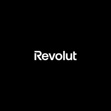 The image displays the white "Revolut" logo centered on a black background, corresponding to the fintech company featured in the post announcing Revolut's receipt of in-principle approval from Dubai's VARA to provide crypto trading, brokerage, and investment services in the UAE.