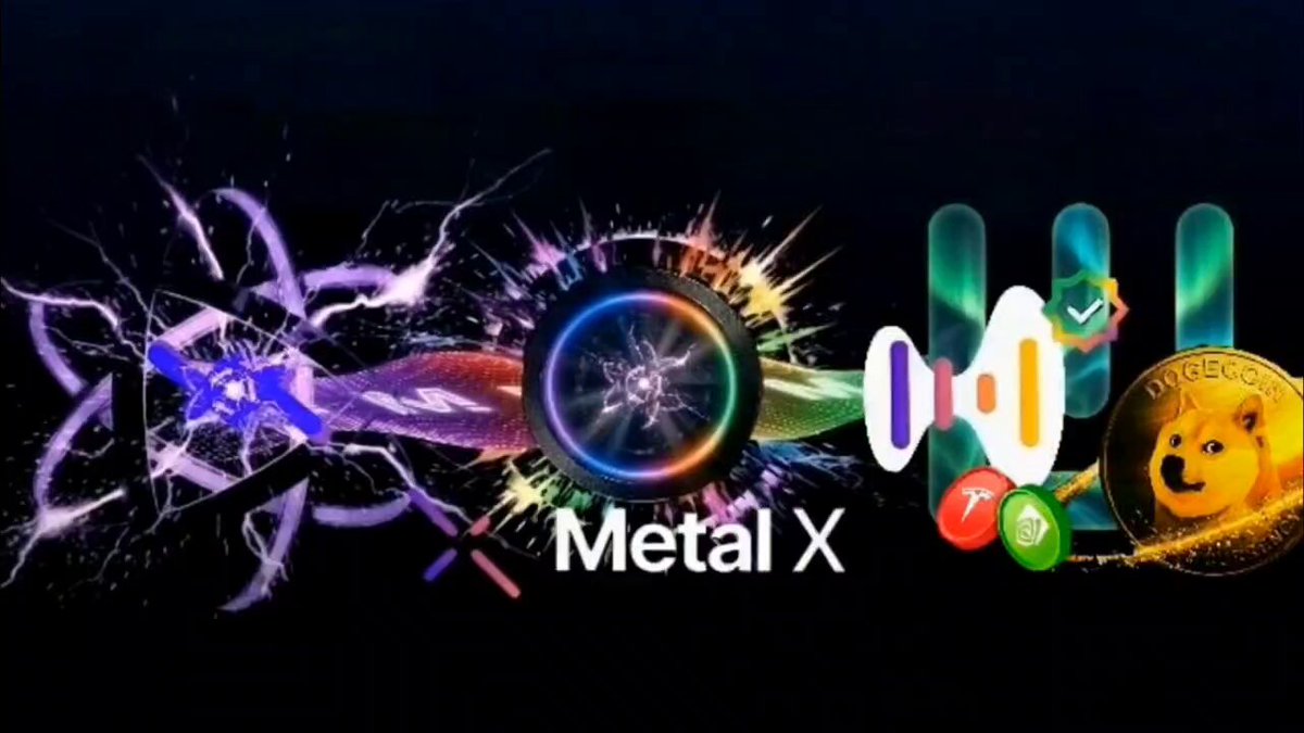 The image features an advertisement for a product called "metal x", which is related to the game Minecraft. The advertisement includes various elements from the game, such as a blue explosion, a yellow mushroom, and a green tree. There are also coins scattered around in the scene.