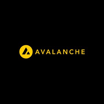 The Avalanche logo appears centered on a black background, representing the blockchain network mentioned in the announcement. The image serves as a visual identifier for the platform now powering UAE PASS, the country's digital identity system used by 12 million citizens, residents, and visitors.