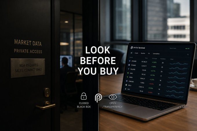 The image shows a laptop computer sitting on top of a wooden desk with a window behind it. The laptop screen displays market data that has been put into a public window by Pyth, which is not normal or expected. This unusual situation might have caught the attention of the market and led to the creation of this post.