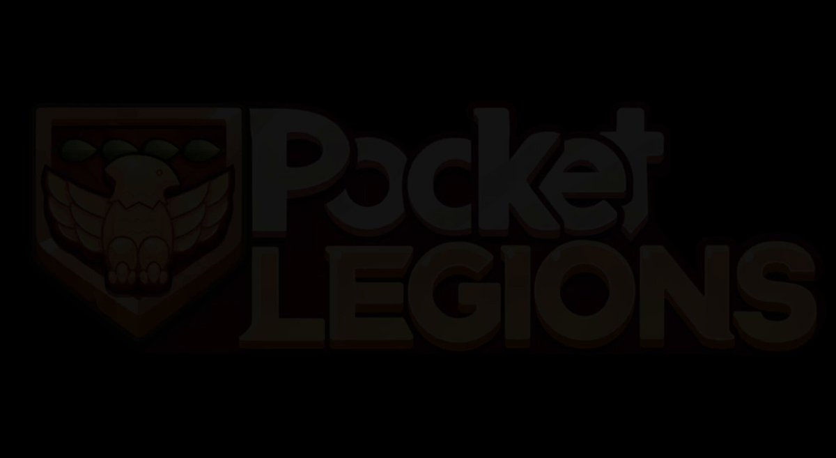 The image features a logo for Pocket Legends, which is a gaming company that creates video games. The logo consists of an eagle with wings spread out against a black background. Below the eagle's wings, there are the words "Pocket Legends" written in white letters. In addition to the eagle and text, there is also a small image of a bird on the right side of the logo.
